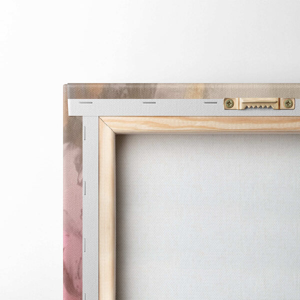 Painting of pink flowers Painting of pink flowers