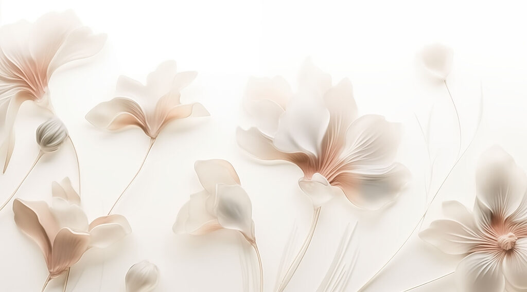 Eleganță florală delicată în tonuri moi Eleganță florală delicată în tonuri moi