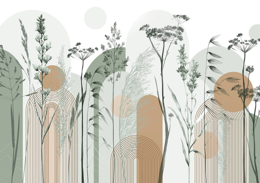 Design abstract inspirat din natura senină