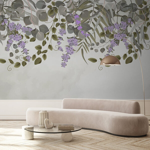 Flori delicate și verdeață luxuriantă Flori delicate și verdeață luxuriantă