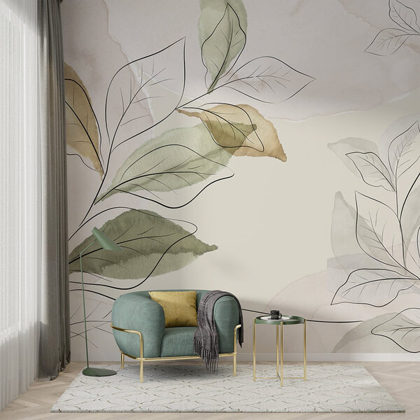 Design botanic elegant în nuanțe moi Design botanic elegant în nuanțe moi