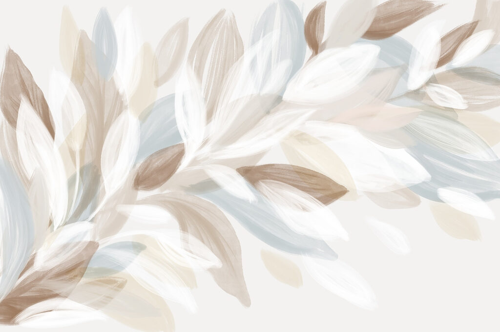 Soft tones and gentle brush strokes Soft tones and gentle brush strokes
