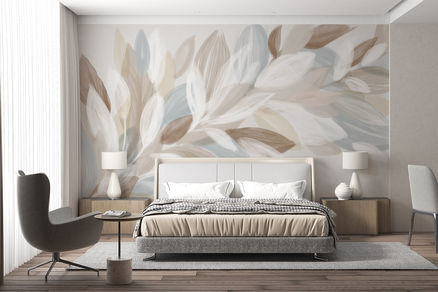 Soft tones and gentle brush strokes Soft tones and gentle brush strokes