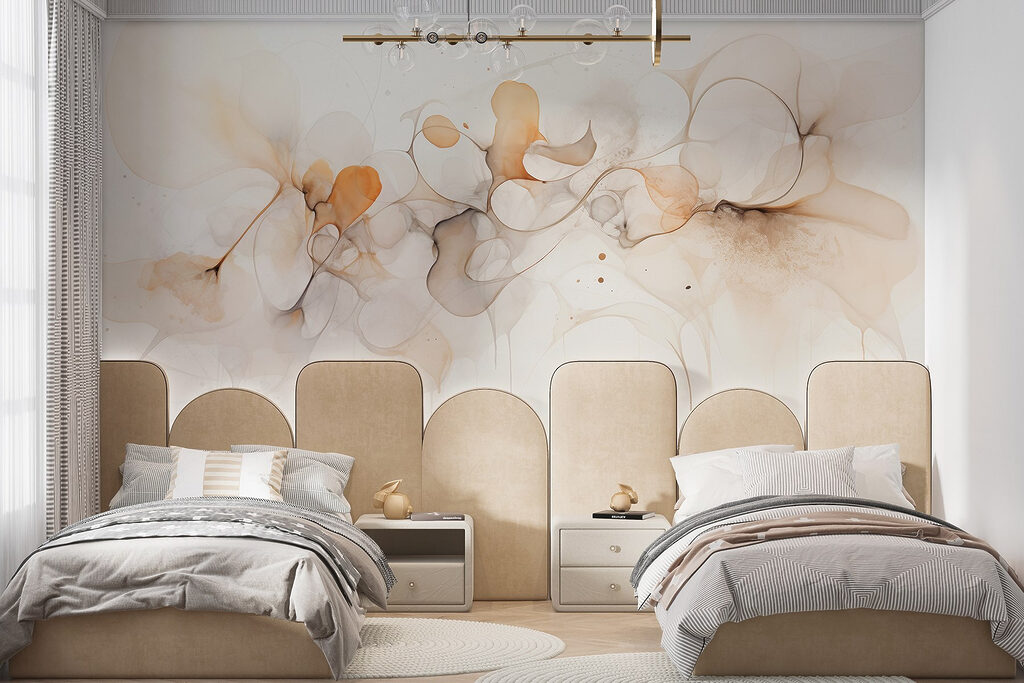 Ethereal hues in flowing abstraction