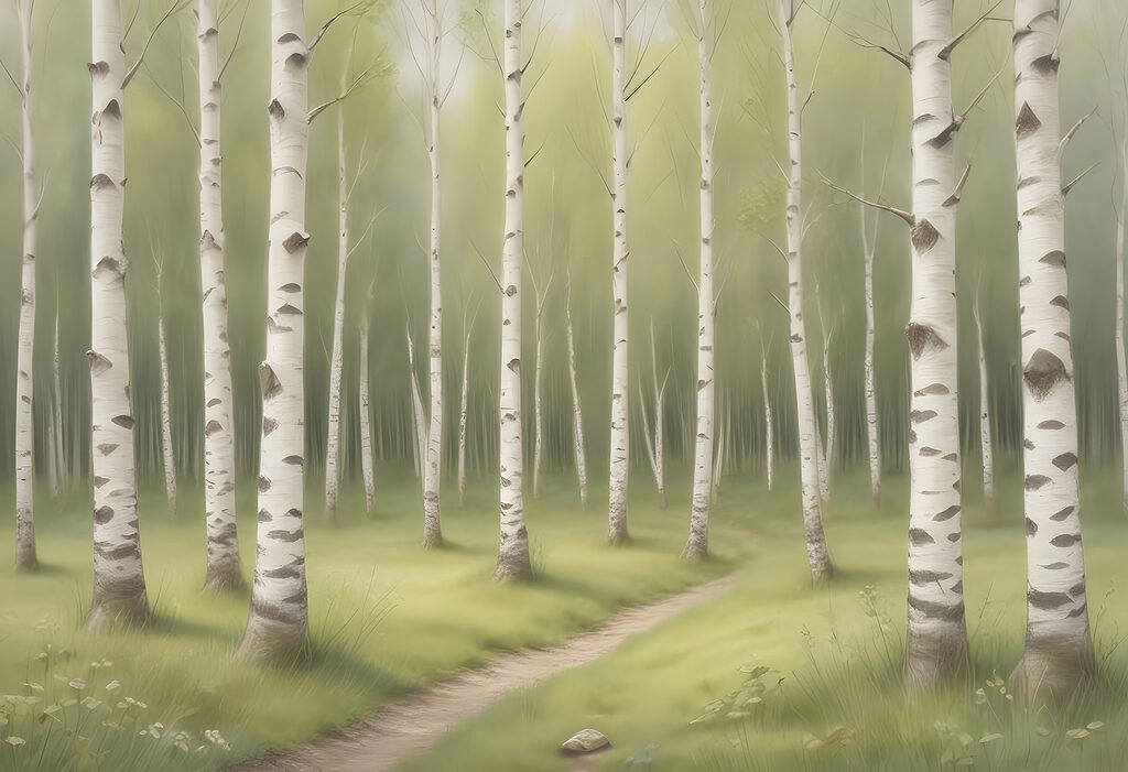 Cărare printr-o pădure Cărare printr-o pădure