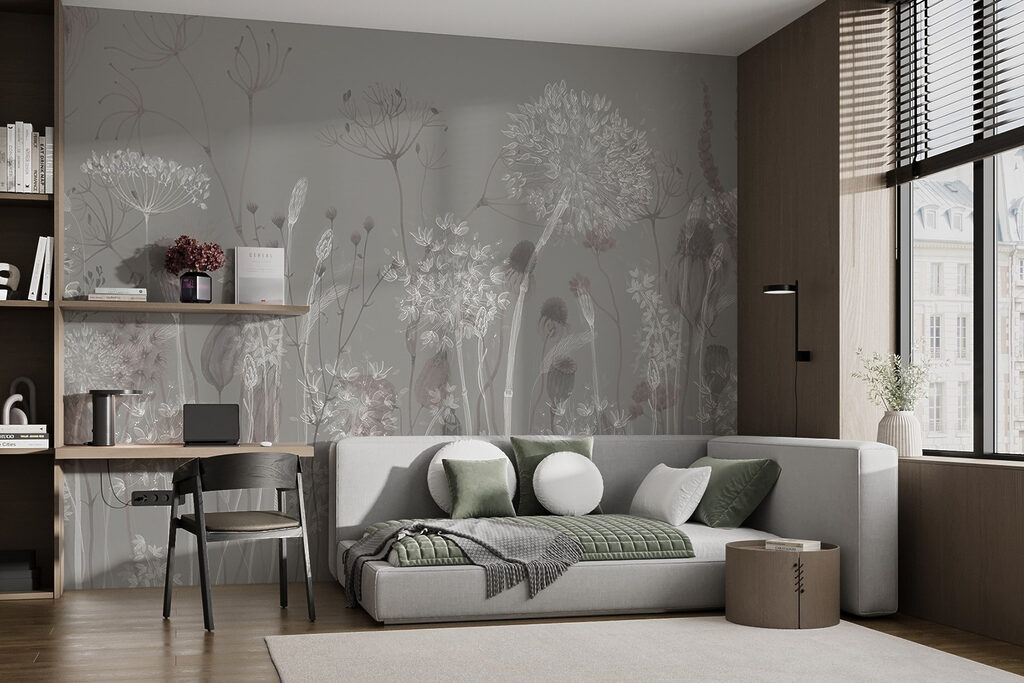 Whimsical floral bouquet in muted tones Whimsical floral bouquet in muted tones