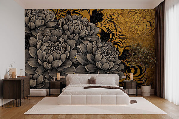 Inflorescențe maiestuoase în design complicat Inflorescențe maiestuoase în design complicat
