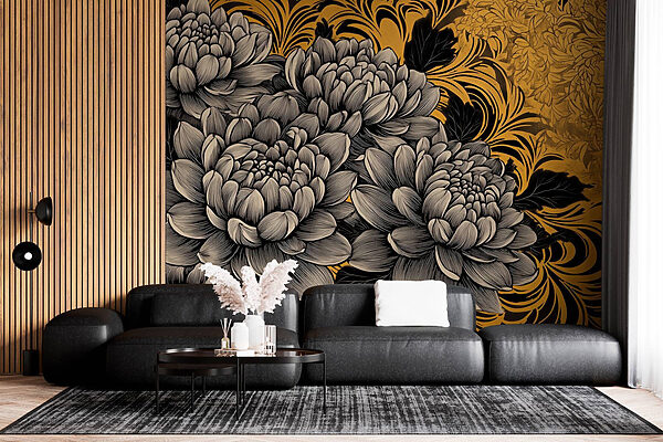 Inflorescențe maiestuoase în design complicat Inflorescențe maiestuoase în design complicat