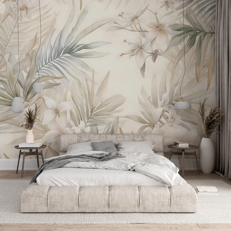 Inflorescențe delicate în mijlocul vegetației luxuriante