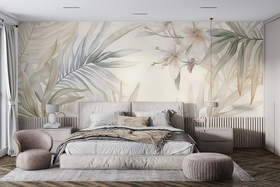 Inflorescențe delicate în mijlocul vegetației luxuriante