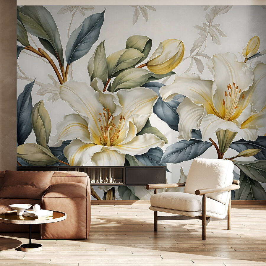 Inflorescențe delicate în mijlocul vegetației luxuriante