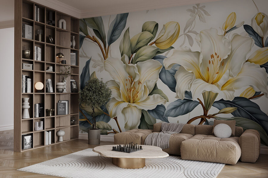 Inflorescențe delicate în mijlocul vegetației luxuriante