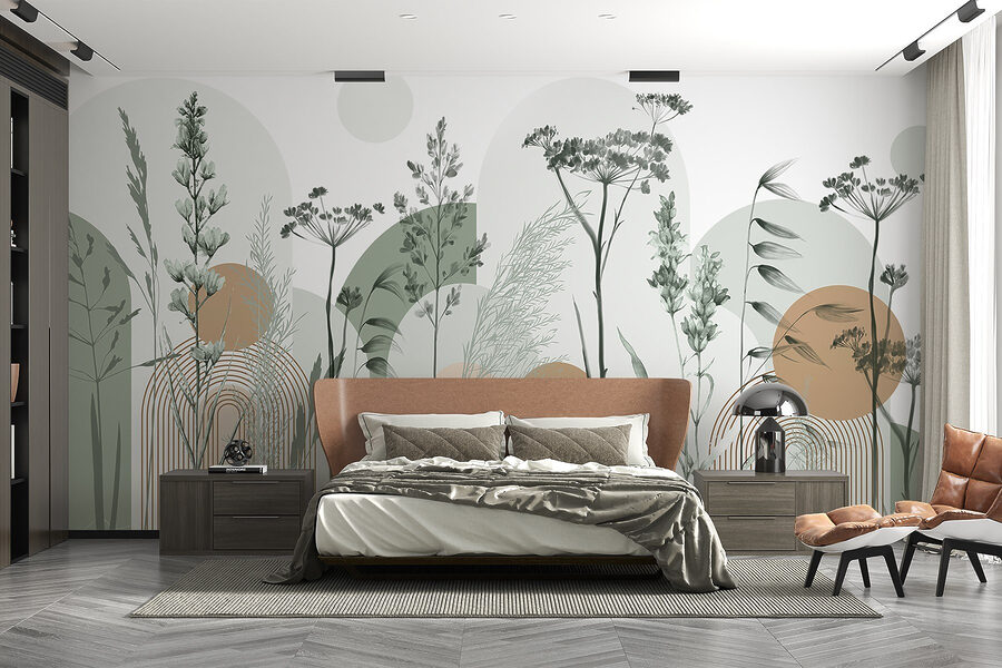 Design abstract inspirat din natura senină