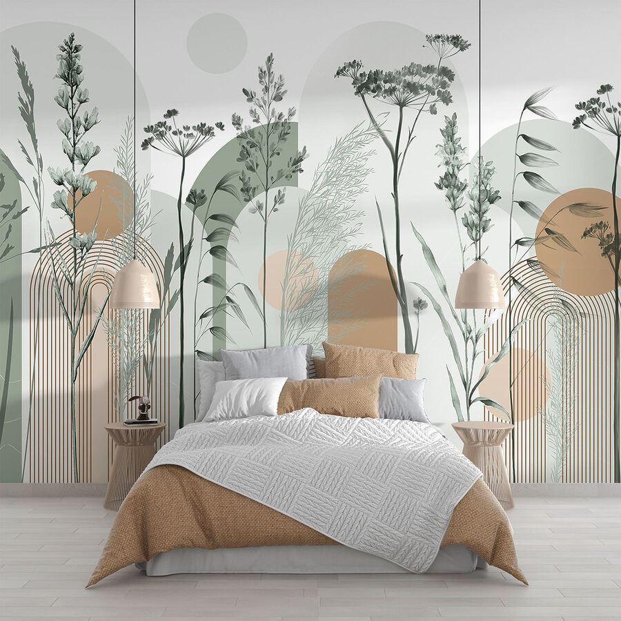 Design abstract inspirat din natura senină
