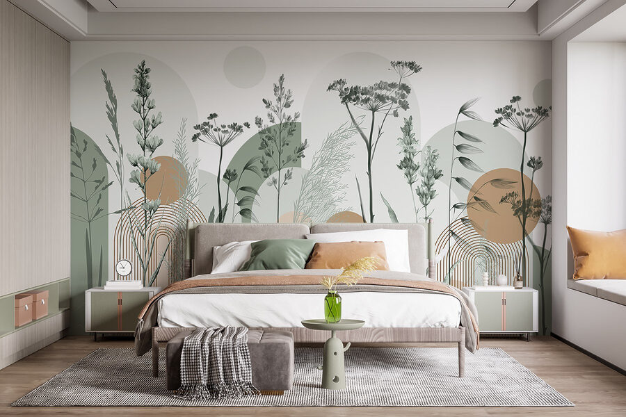Design abstract inspirat din natura senină