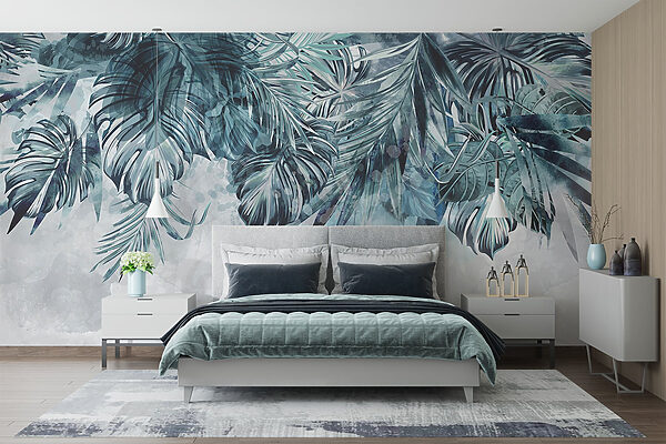 Ilustrație vibrantă cu frunze tropicale. Ilustrație vibrantă cu frunze tropicale.