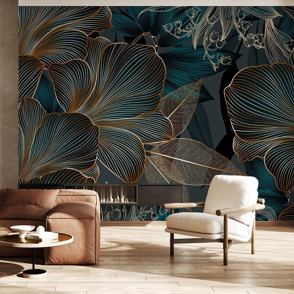 Design floral elegant în tonuri închise Design floral elegant în tonuri închise