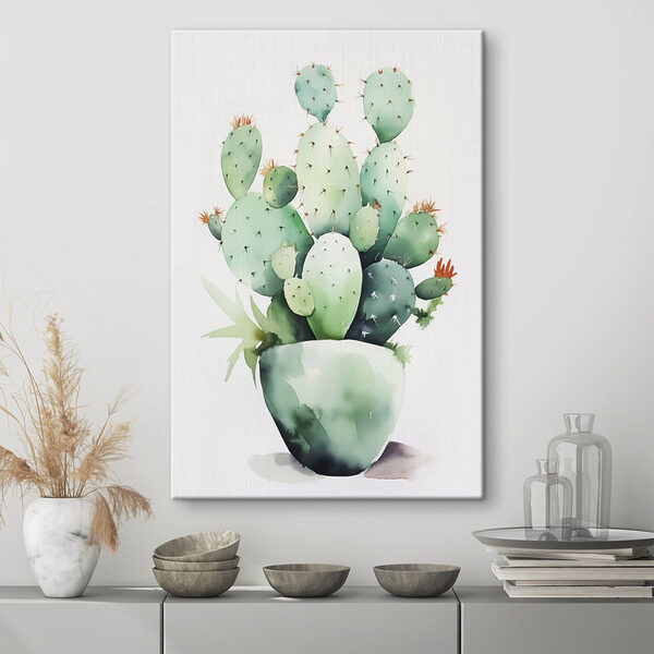 Acuarelă a unui cactus Acuarelă a unui cactus