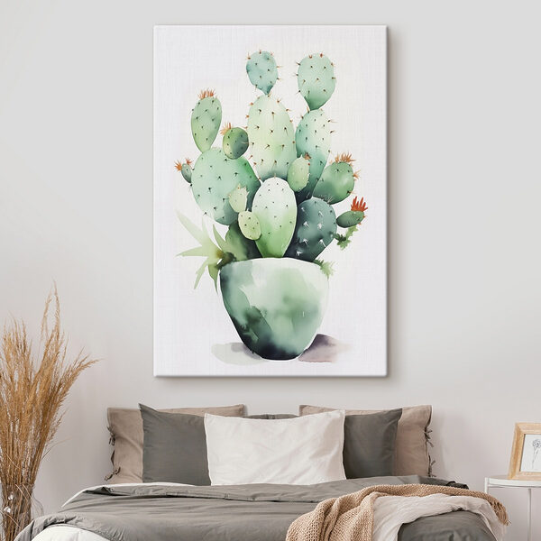 Acuarelă a unui cactus Acuarelă a unui cactus