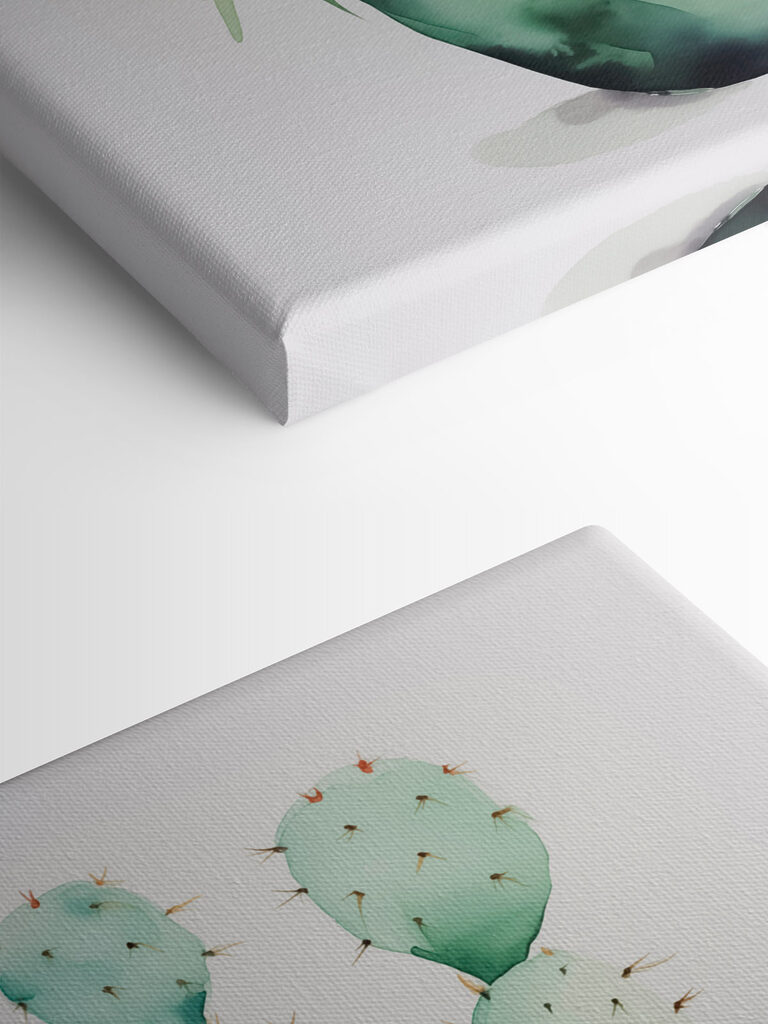 Watercolor of a cactus Watercolor of a cactus