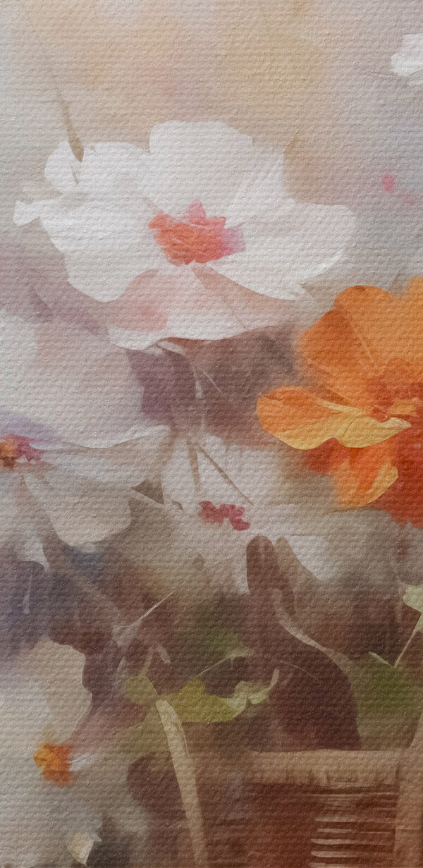 Pictura de flori într-un coș Pictura de flori într-un coș