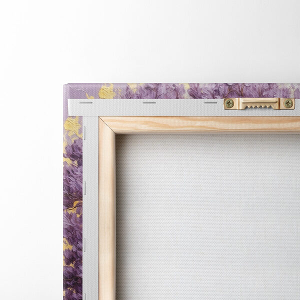 Pictura unui copac cu frunze violet Pictura unui copac cu frunze violet