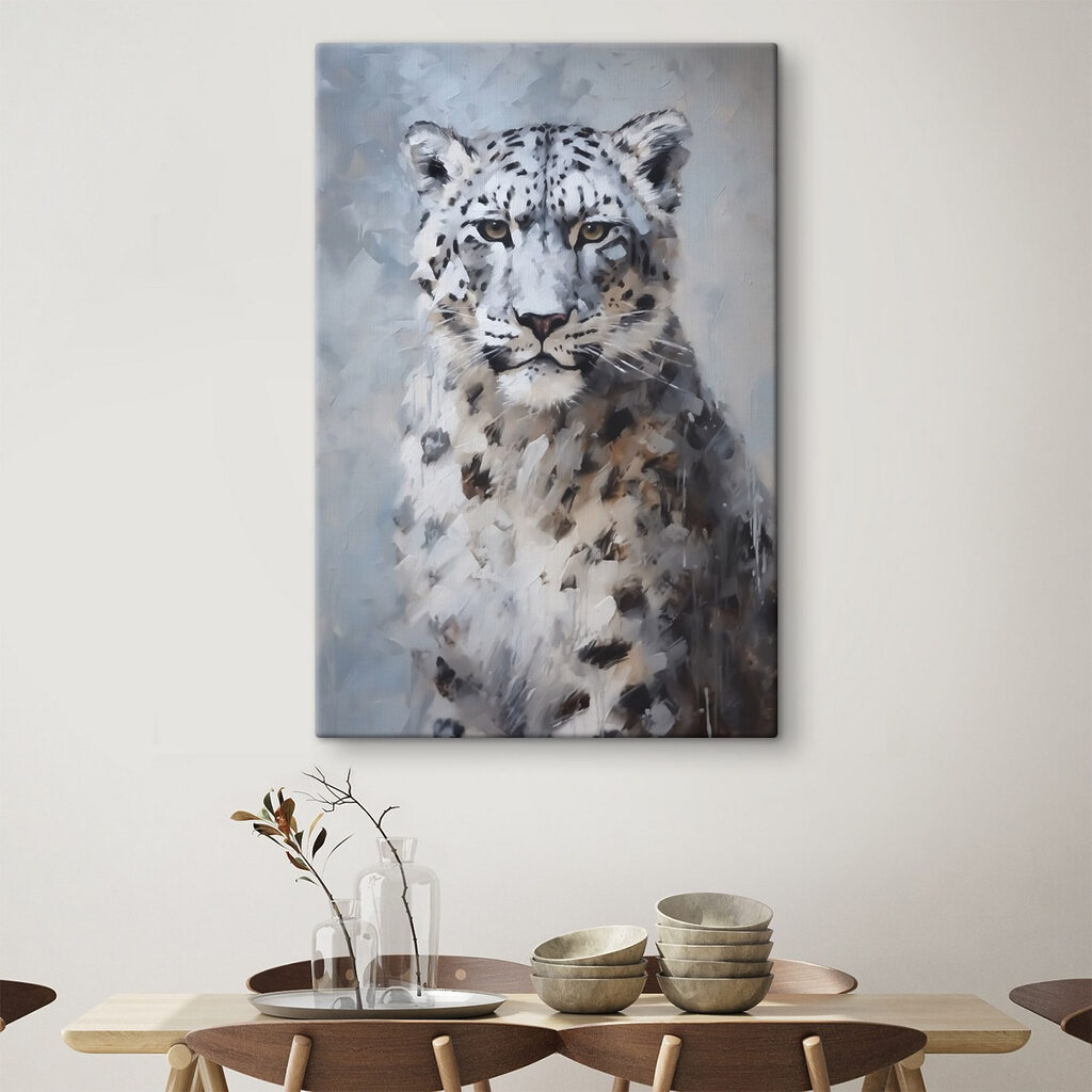 Painting of a leopard Painting of a leopard