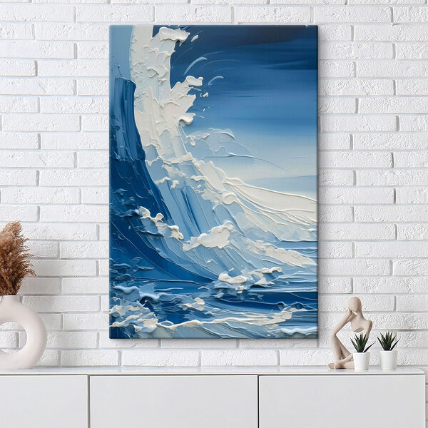 Painting of a wave Painting of a wave