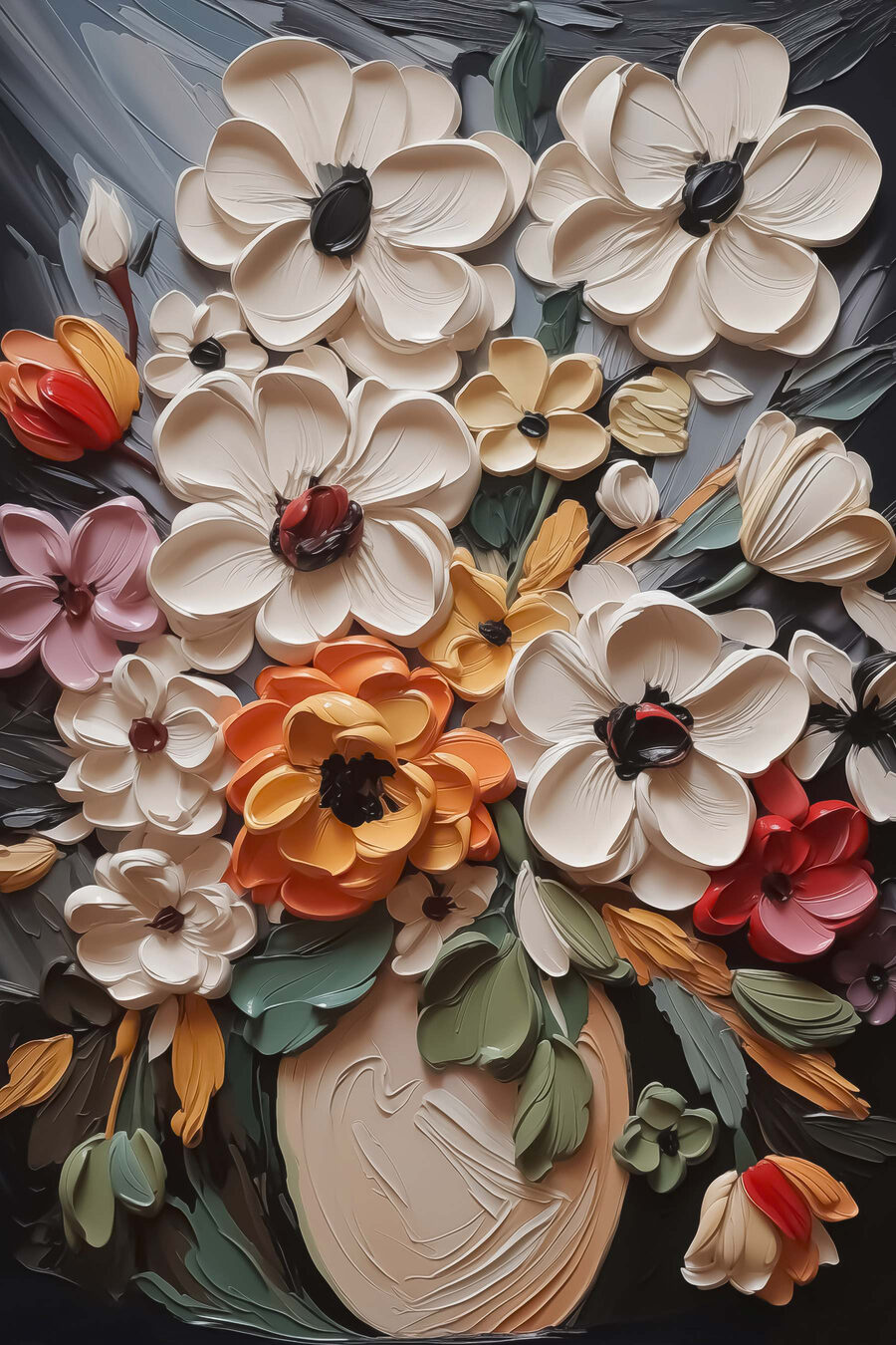 Aranjament floral frumos realizat