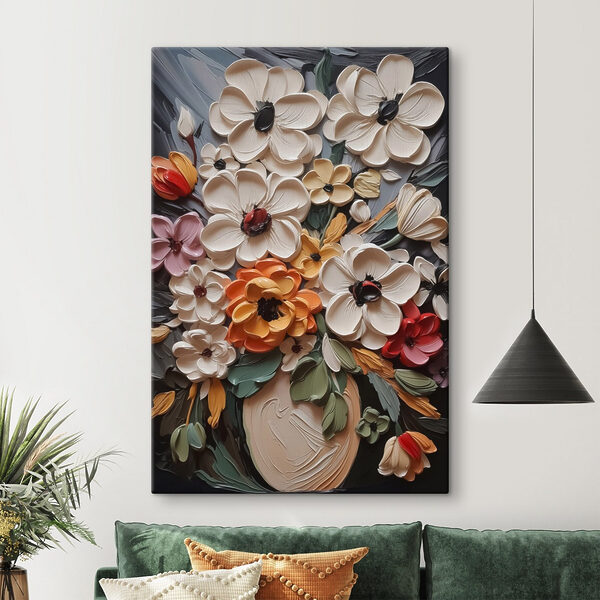 Aranjament floral frumos realizat Aranjament floral frumos realizat