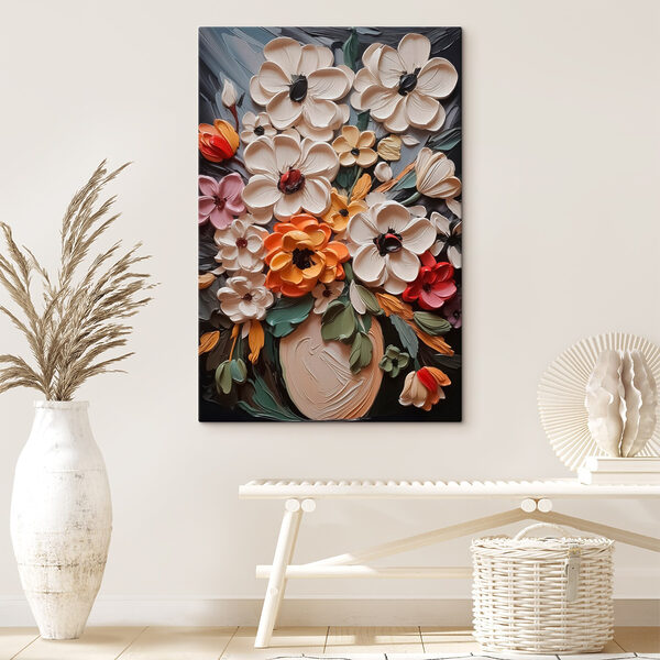 Aranjament floral frumos realizat Aranjament floral frumos realizat