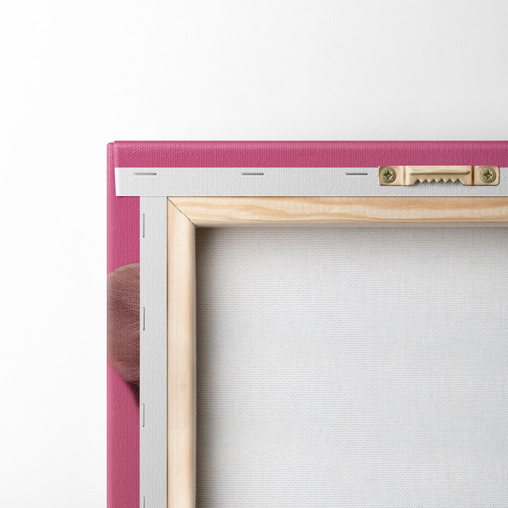 Leopard wearing glasses and a necklace of flowers