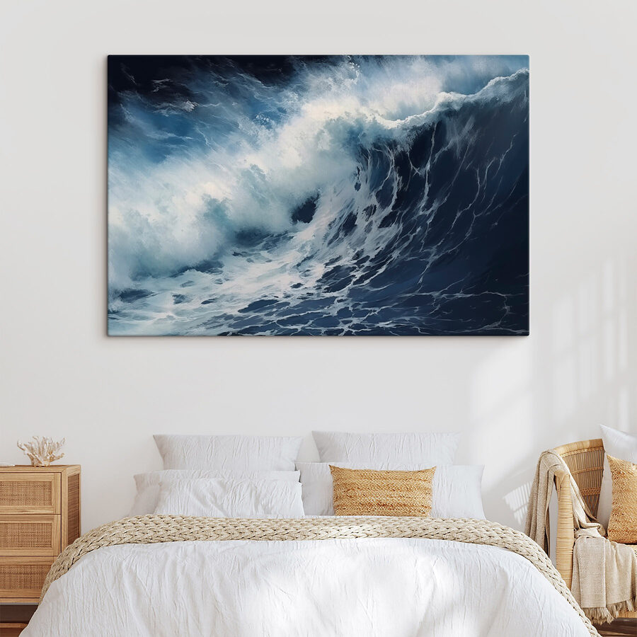 Val mare în ocean