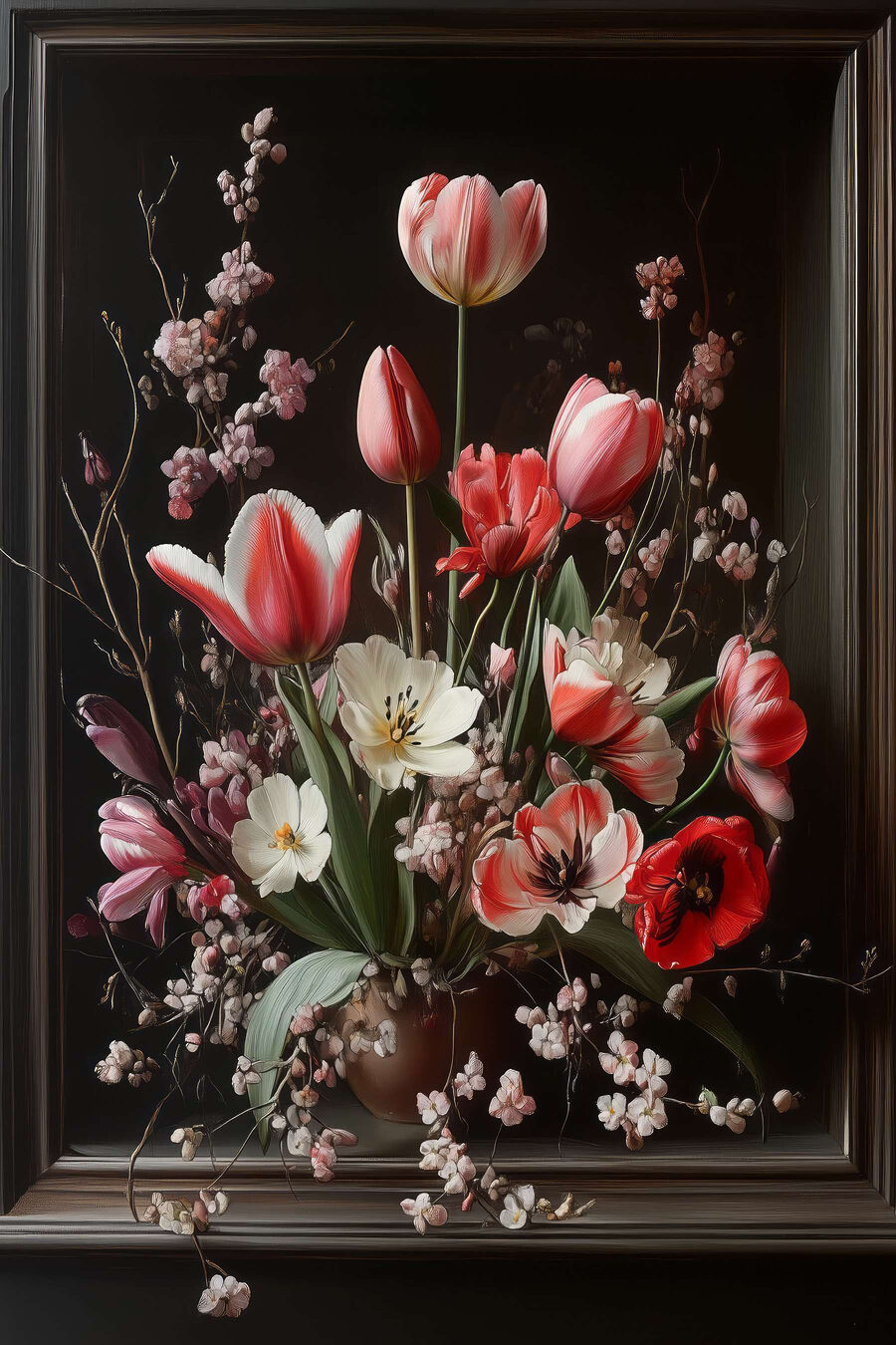 Buchet de flori într-o vază