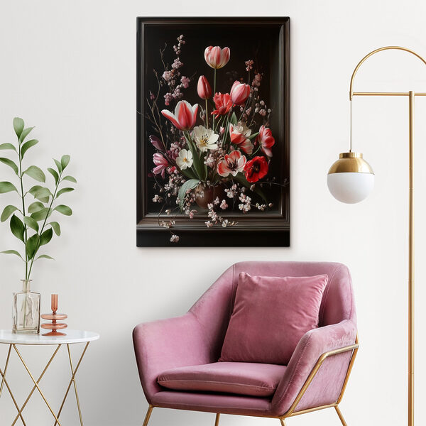Buchet de flori într-o vază Buchet de flori într-o vază
