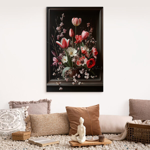 Buchet de flori într-o vază Buchet de flori într-o vază