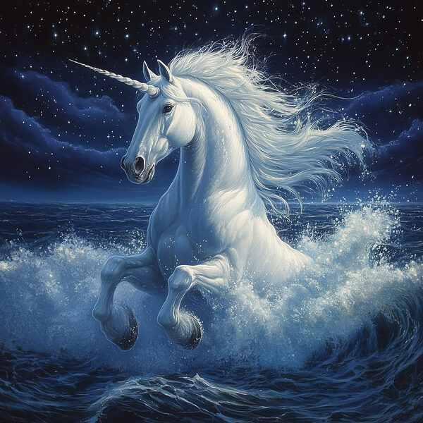 Unicorn în apă Unicorn în apă