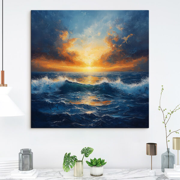 Apus de soare peste ocean Apus de soare peste ocean