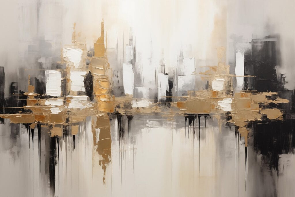 Painting of a city