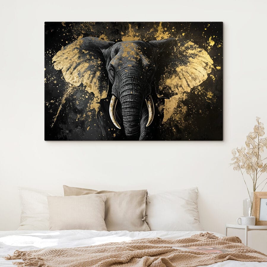 Portret de elefant maiestuos în artă