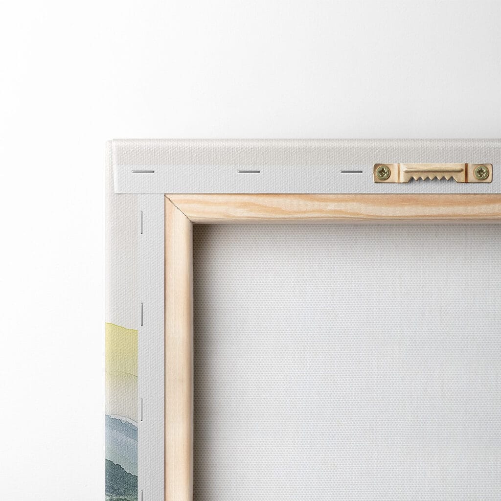 Painting of wine glasses and grapes on a table in front of a vineyard Painting of wine glasses and grapes on a table in front of a vineyard