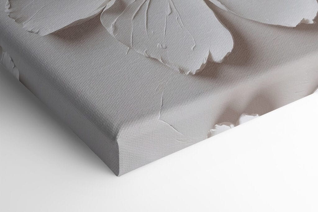 White flower made out of paper White flower made out of paper