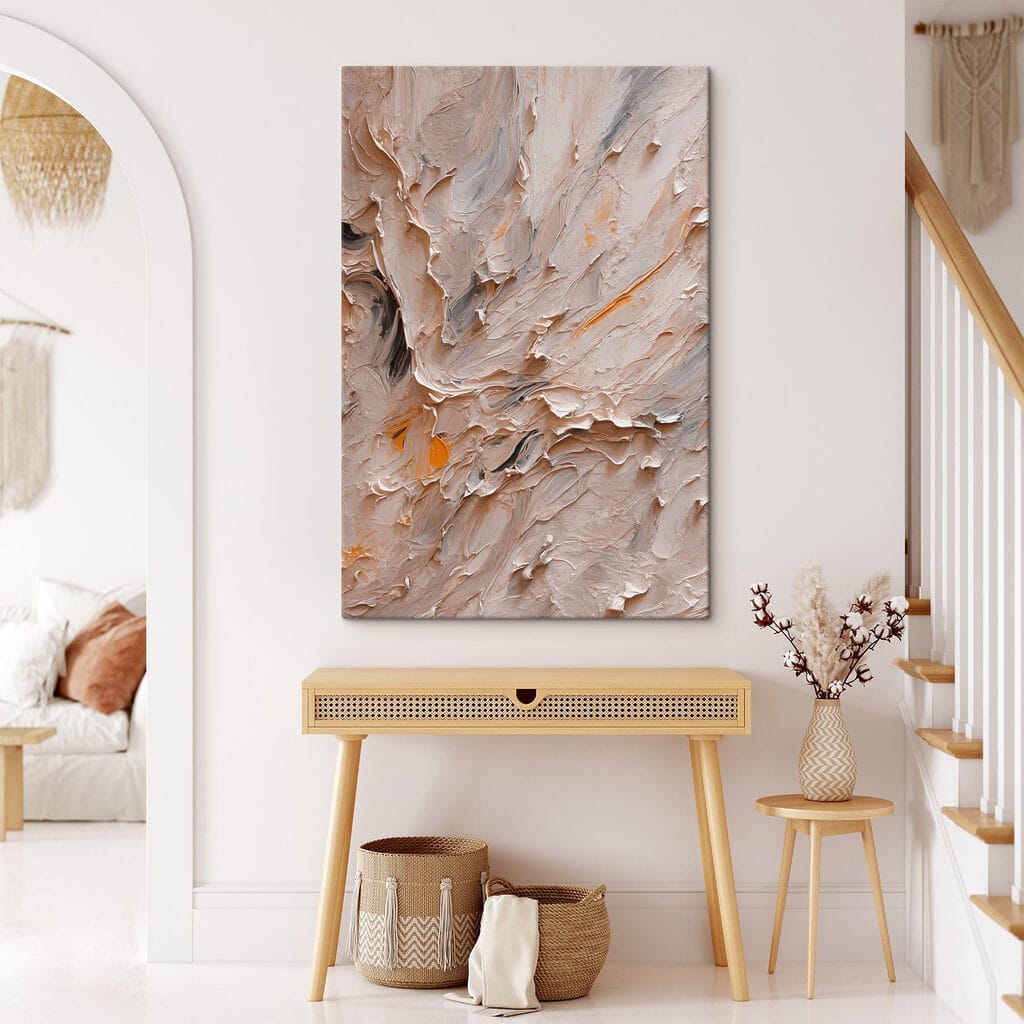 Abstract texture in soft hues