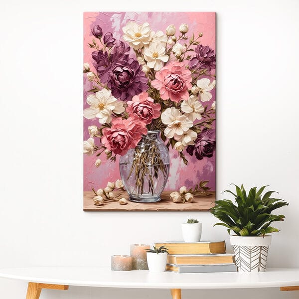 Pictura de flori într-o vază Pictura de flori într-o vază
