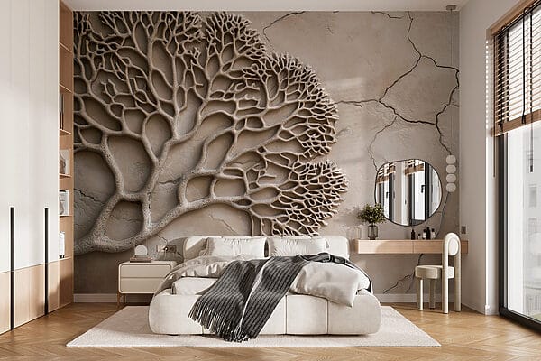 Coral pe o suprafață de beton Coral pe o suprafață de beton