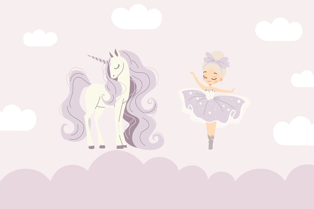 Unicorn și o balerină Unicorn și o balerină