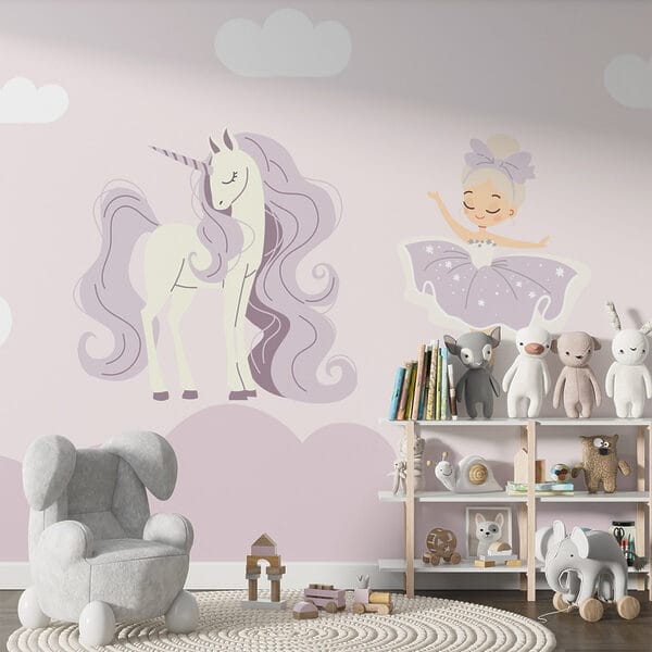 Unicorn și o balerină Unicorn și o balerină