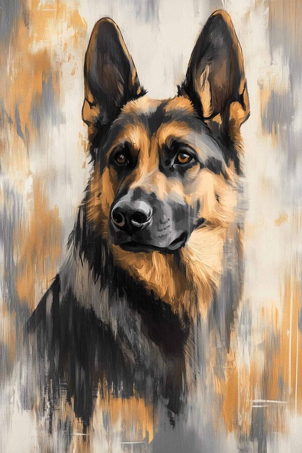 Pictura unui câine Pictura unui câine