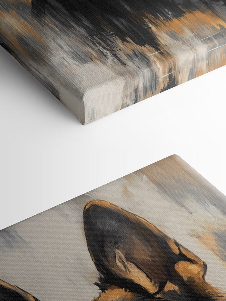 Painting of a dog Painting of a dog