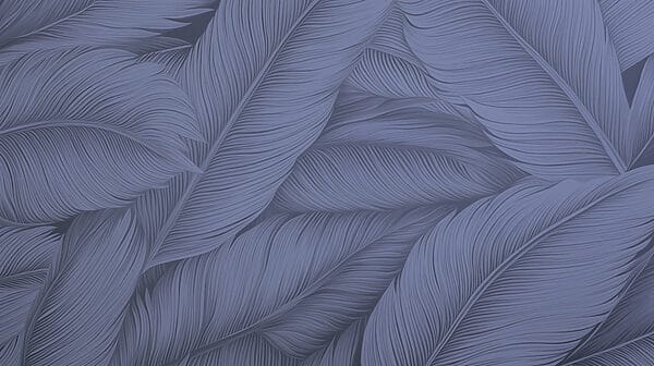 Wall murals Elegant patterns of soft leaves Wall murals Elegant patterns of soft leaves